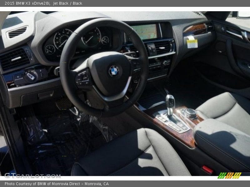 Jet Black / Black 2015 BMW X3 xDrive28i