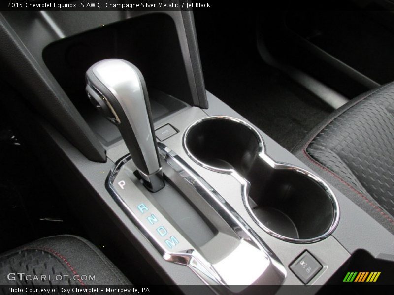 Champagne Silver Metallic / Jet Black 2015 Chevrolet Equinox LS AWD
