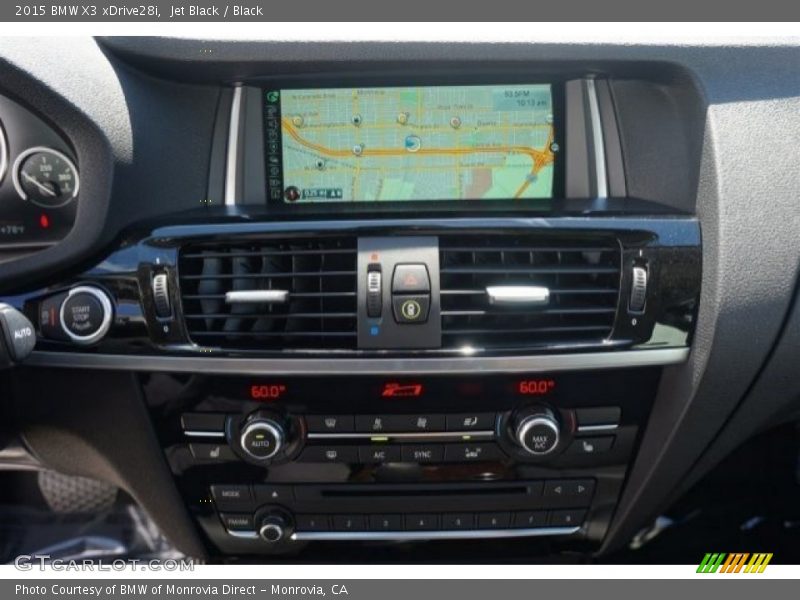 Jet Black / Black 2015 BMW X3 xDrive28i