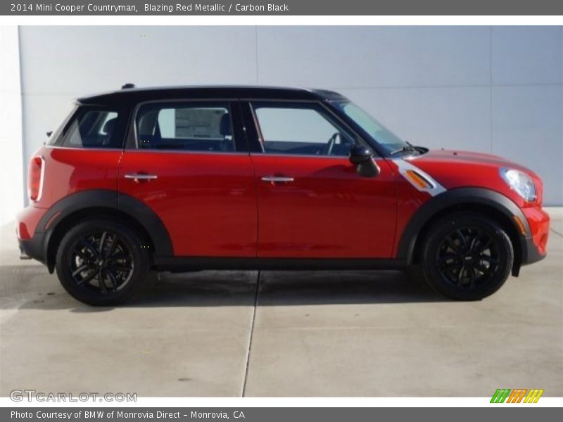 Blazing Red Metallic / Carbon Black 2014 Mini Cooper Countryman