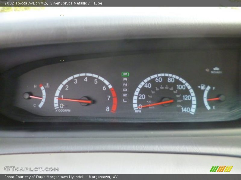 Silver Spruce Metallic / Taupe 2002 Toyota Avalon XLS