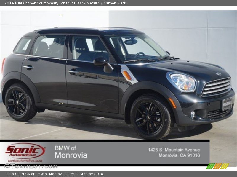 Absolute Black Metallic / Carbon Black 2014 Mini Cooper Countryman