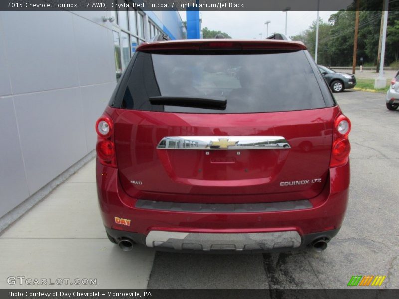 Crystal Red Tintcoat / Light Titanium/Jet Black 2015 Chevrolet Equinox LTZ AWD