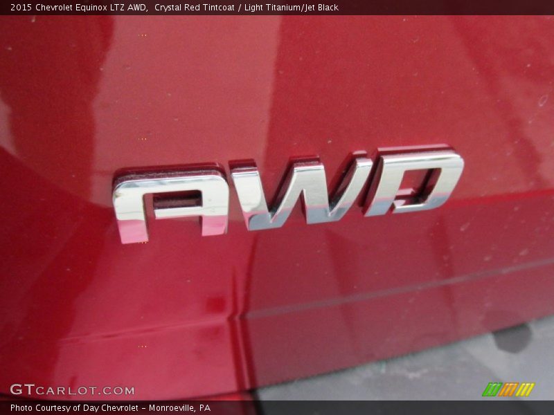 Crystal Red Tintcoat / Light Titanium/Jet Black 2015 Chevrolet Equinox LTZ AWD