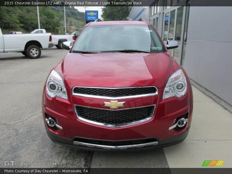 Crystal Red Tintcoat / Light Titanium/Jet Black 2015 Chevrolet Equinox LTZ AWD