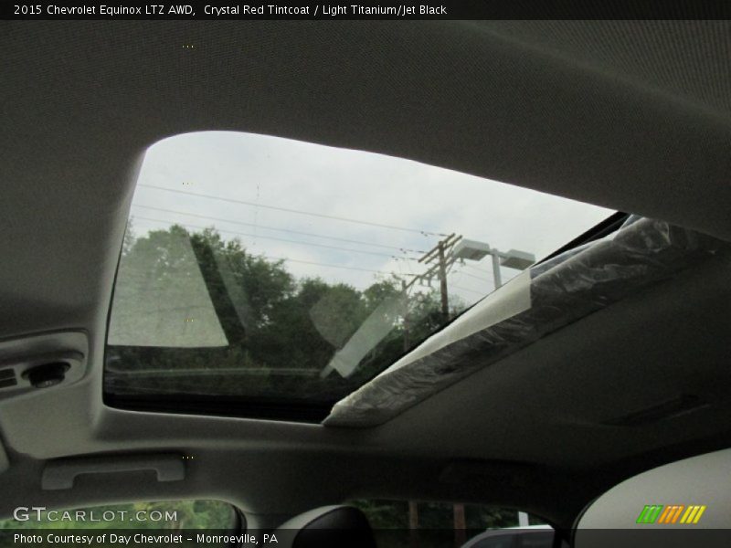 Sunroof of 2015 Equinox LTZ AWD