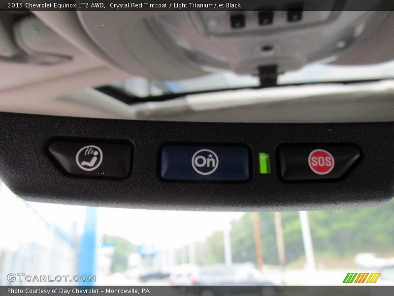 Crystal Red Tintcoat / Light Titanium/Jet Black 2015 Chevrolet Equinox LTZ AWD