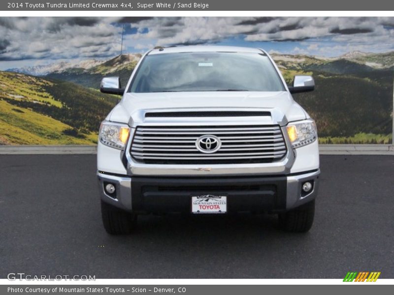 Super White / Sand Beige 2014 Toyota Tundra Limited Crewmax 4x4