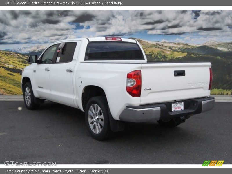 Super White / Sand Beige 2014 Toyota Tundra Limited Crewmax 4x4