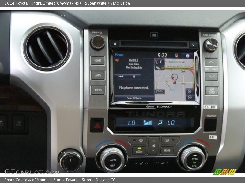 Super White / Sand Beige 2014 Toyota Tundra Limited Crewmax 4x4