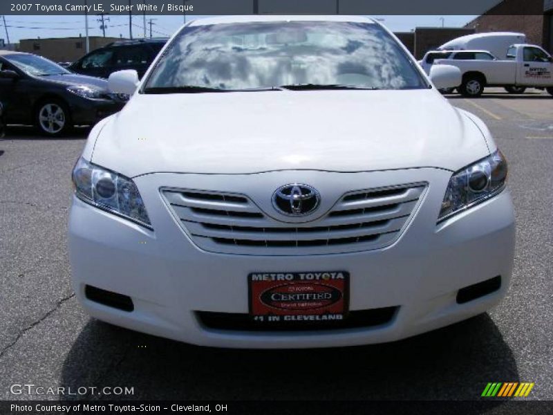 Super White / Bisque 2007 Toyota Camry LE