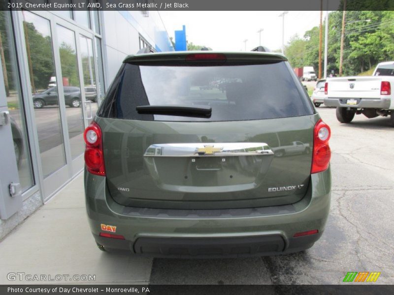 Sea Grass Metallic / Jet Black 2015 Chevrolet Equinox LT AWD