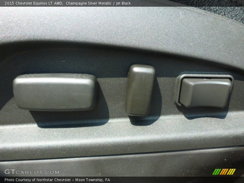 Champagne Silver Metallic / Jet Black 2015 Chevrolet Equinox LT AWD