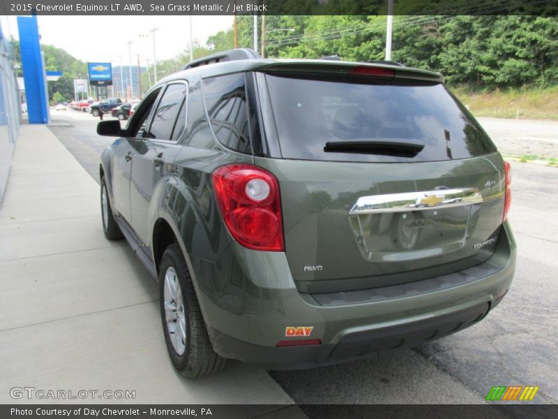 Sea Grass Metallic / Jet Black 2015 Chevrolet Equinox LT AWD