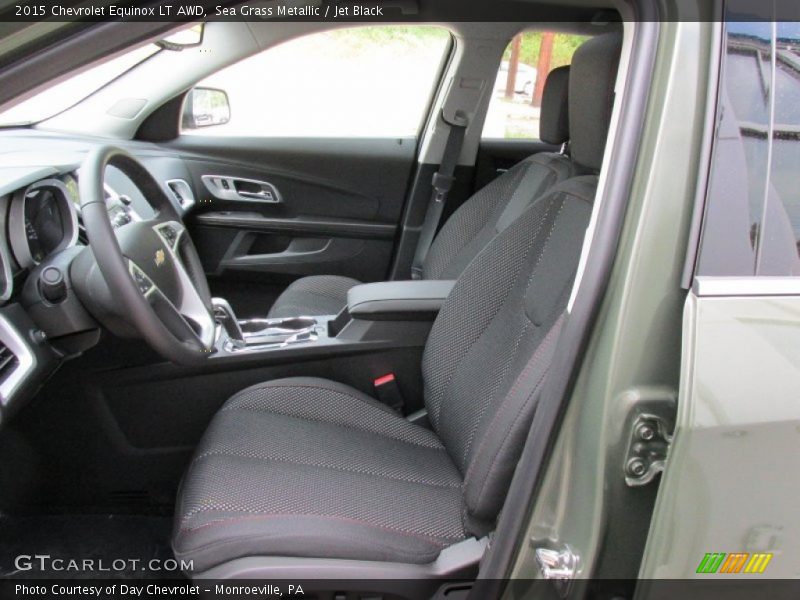 Sea Grass Metallic / Jet Black 2015 Chevrolet Equinox LT AWD