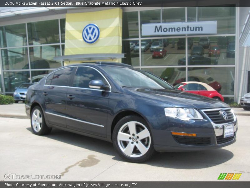 Blue Graphite Metallic / Classic Grey 2006 Volkswagen Passat 2.0T Sedan