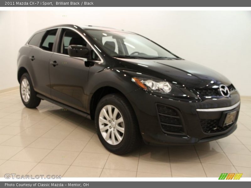 Brilliant Black / Black 2011 Mazda CX-7 i Sport