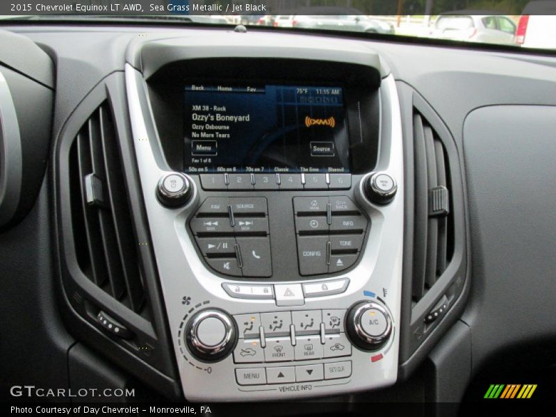 Sea Grass Metallic / Jet Black 2015 Chevrolet Equinox LT AWD