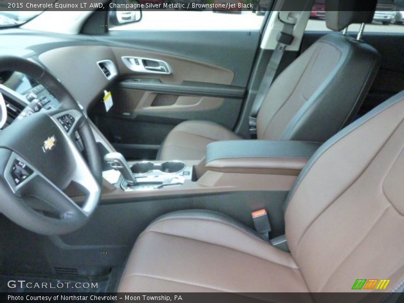  2015 Equinox LT AWD Brownstone/Jet Black Interior