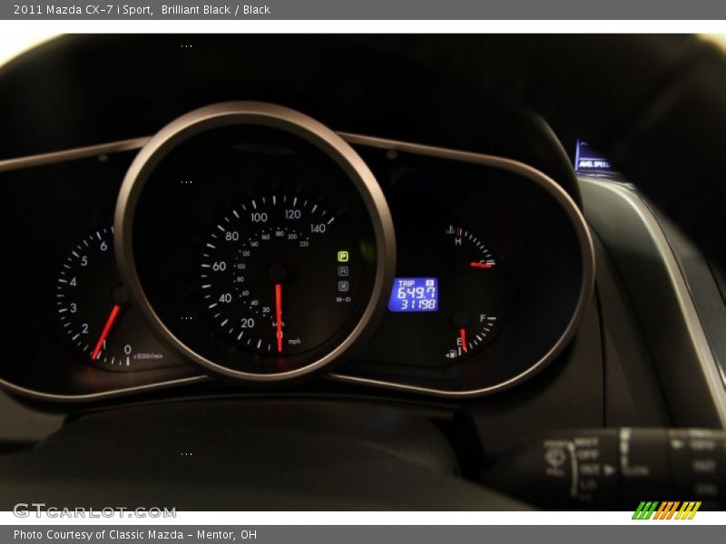 Brilliant Black / Black 2011 Mazda CX-7 i Sport