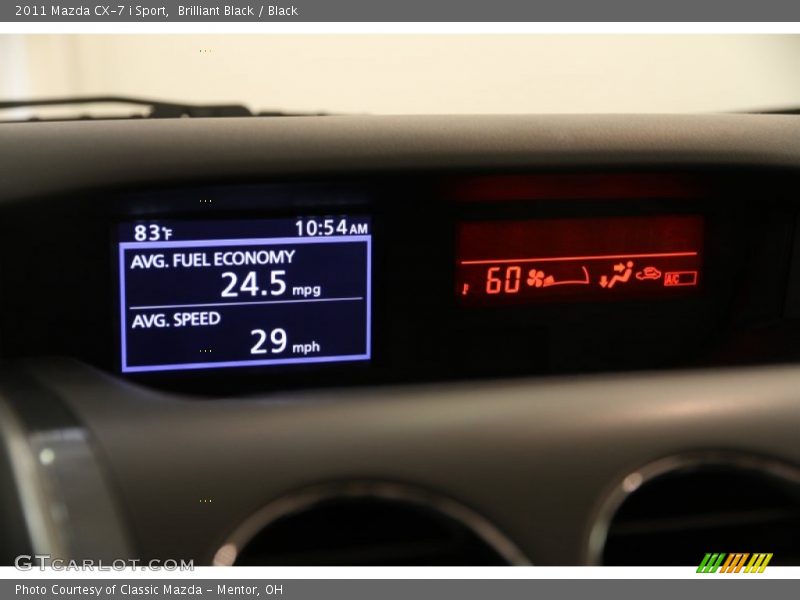 Brilliant Black / Black 2011 Mazda CX-7 i Sport