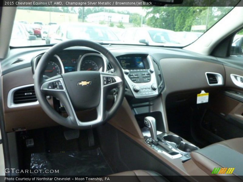 Brownstone/Jet Black Interior - 2015 Equinox LT AWD 