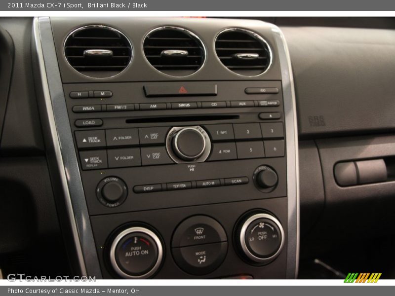 Brilliant Black / Black 2011 Mazda CX-7 i Sport