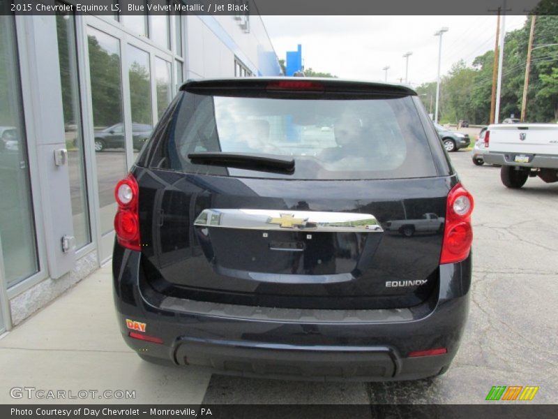 Blue Velvet Metallic / Jet Black 2015 Chevrolet Equinox LS