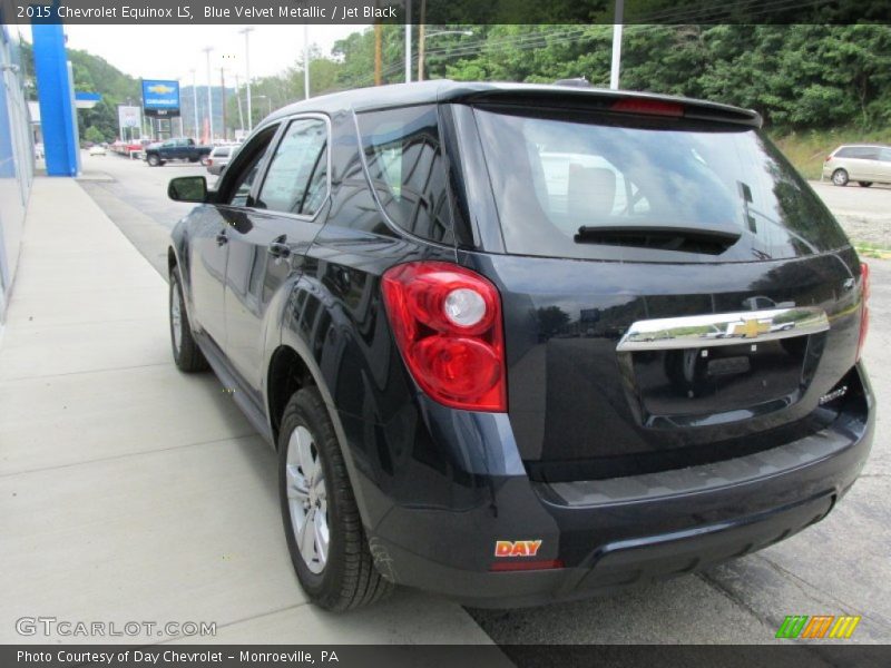 Blue Velvet Metallic / Jet Black 2015 Chevrolet Equinox LS