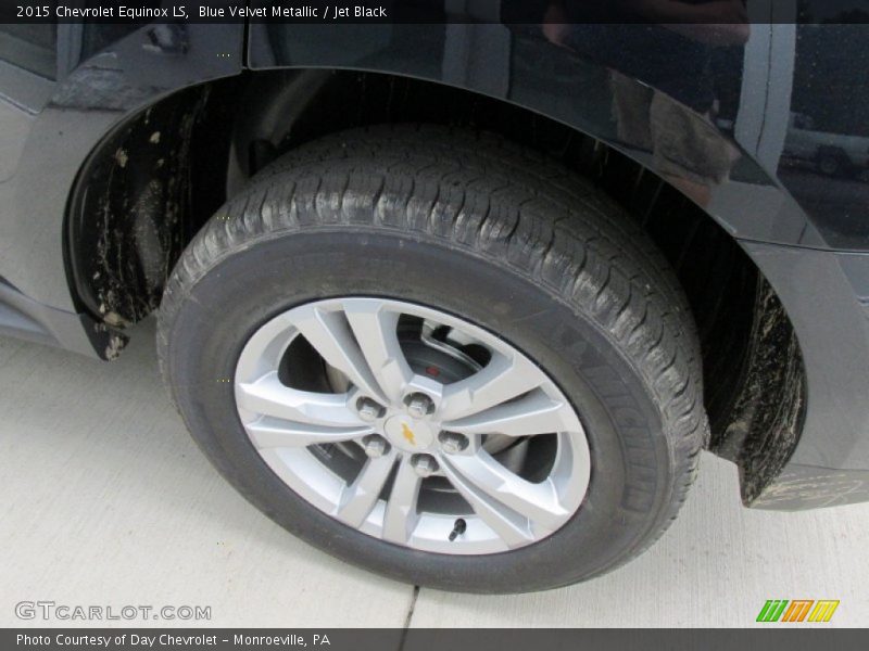 Blue Velvet Metallic / Jet Black 2015 Chevrolet Equinox LS