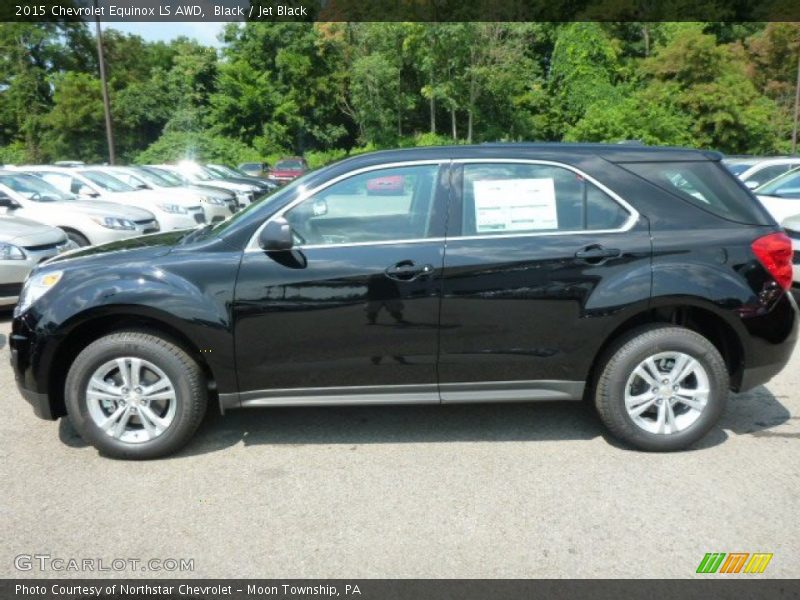 Black / Jet Black 2015 Chevrolet Equinox LS AWD