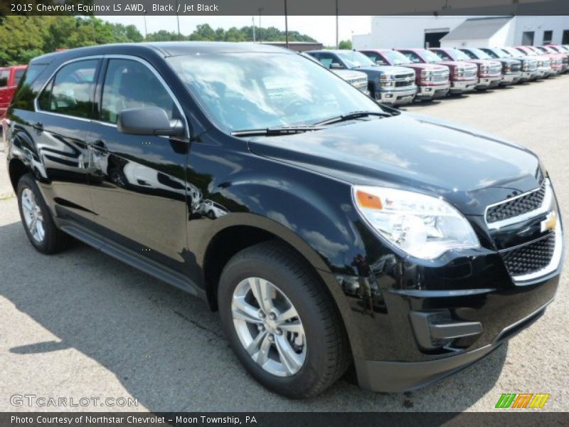 Black / Jet Black 2015 Chevrolet Equinox LS AWD