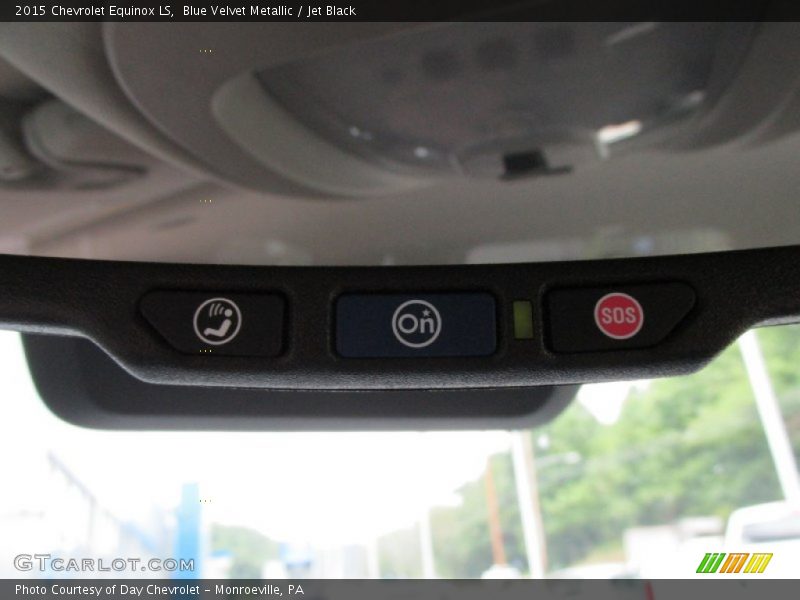 Blue Velvet Metallic / Jet Black 2015 Chevrolet Equinox LS