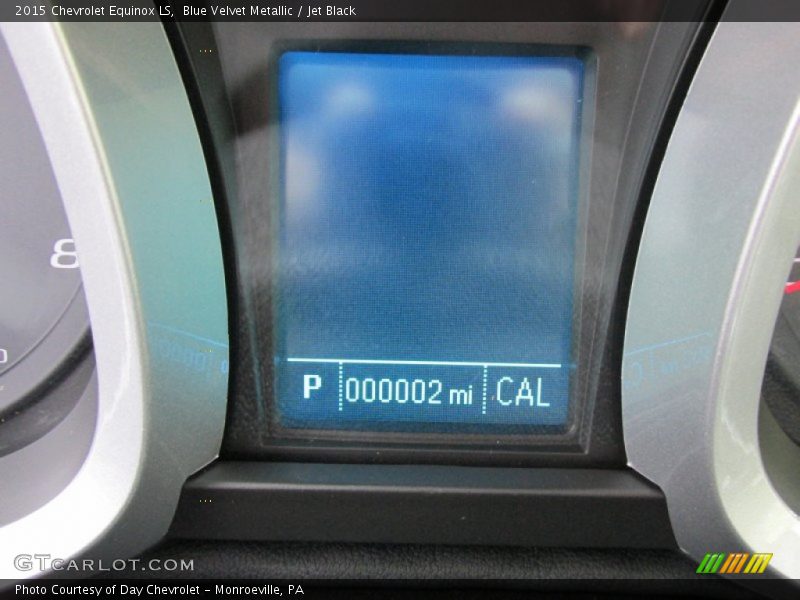Blue Velvet Metallic / Jet Black 2015 Chevrolet Equinox LS