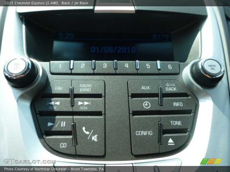 Black / Jet Black 2015 Chevrolet Equinox LS AWD