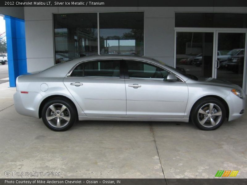 Silver Ice Metallic / Titanium 2012 Chevrolet Malibu LT