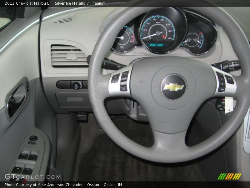Silver Ice Metallic / Titanium 2012 Chevrolet Malibu LT