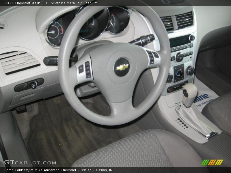 Silver Ice Metallic / Titanium 2012 Chevrolet Malibu LT