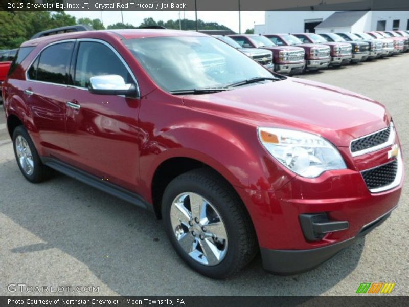 Crystal Red Tintcoat / Jet Black 2015 Chevrolet Equinox LT