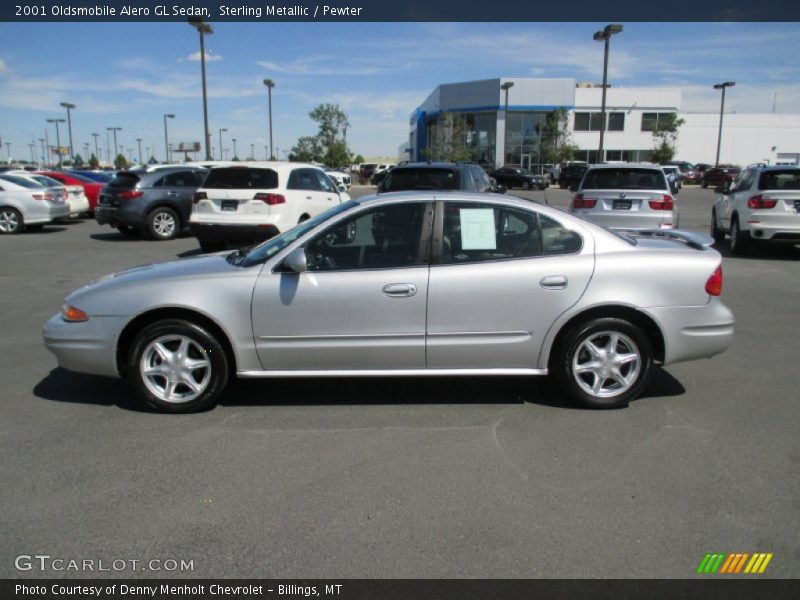 Sterling Metallic / Pewter 2001 Oldsmobile Alero GL Sedan