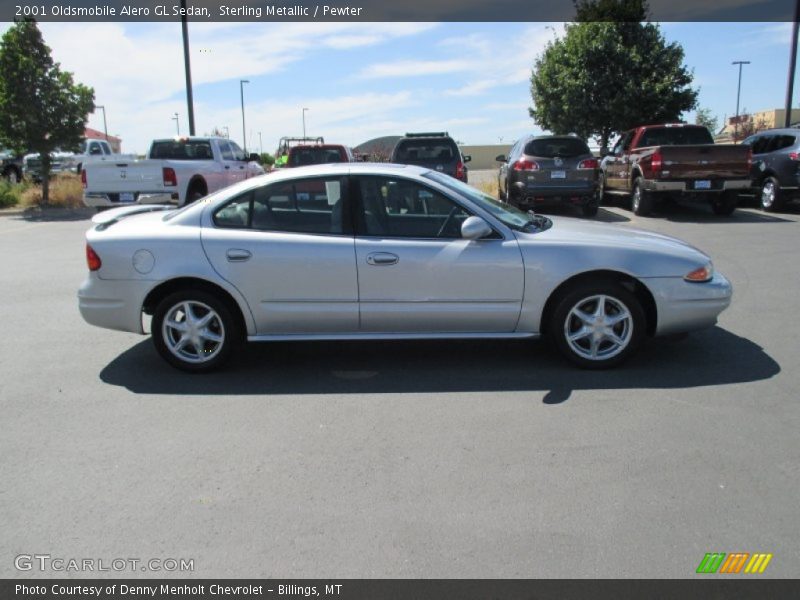 Sterling Metallic / Pewter 2001 Oldsmobile Alero GL Sedan