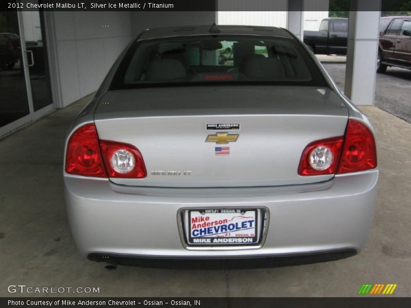Silver Ice Metallic / Titanium 2012 Chevrolet Malibu LT