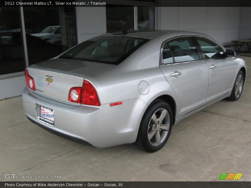 Silver Ice Metallic / Titanium 2012 Chevrolet Malibu LT