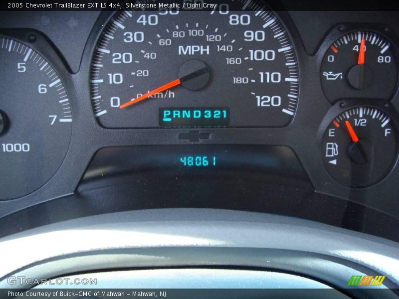 Silverstone Metallic / Light Gray 2005 Chevrolet TrailBlazer EXT LS 4x4