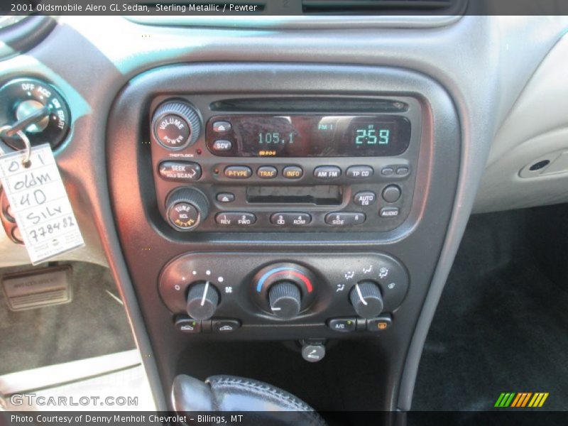 Sterling Metallic / Pewter 2001 Oldsmobile Alero GL Sedan