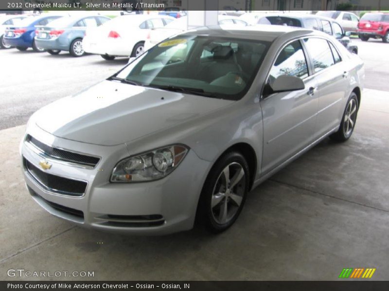 Silver Ice Metallic / Titanium 2012 Chevrolet Malibu LT