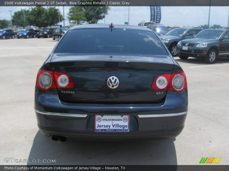 Blue Graphite Metallic / Classic Grey 2006 Volkswagen Passat 2.0T Sedan