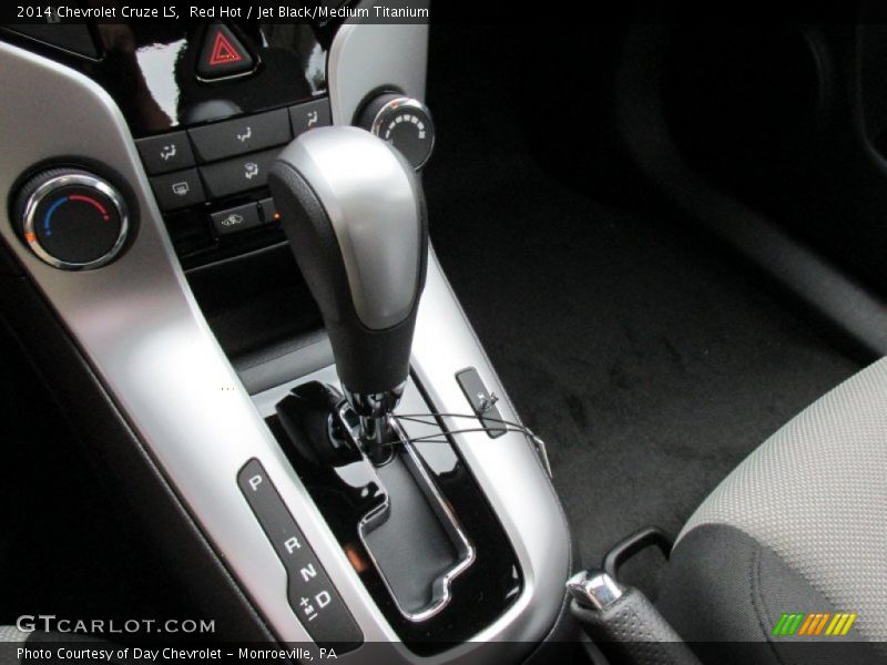 Red Hot / Jet Black/Medium Titanium 2014 Chevrolet Cruze LS
