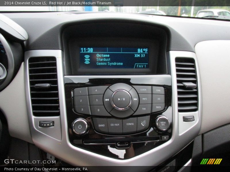 Red Hot / Jet Black/Medium Titanium 2014 Chevrolet Cruze LS