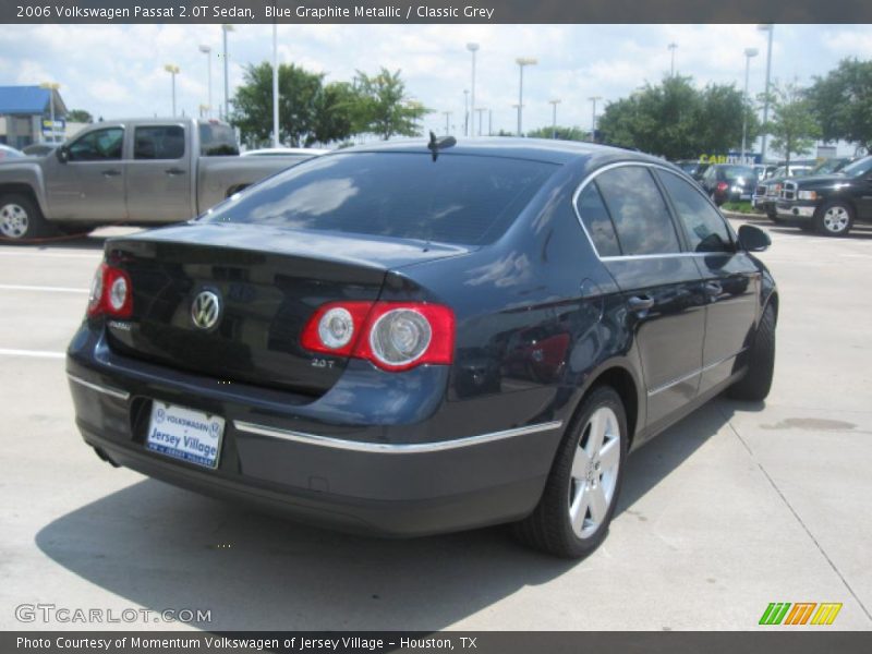 Blue Graphite Metallic / Classic Grey 2006 Volkswagen Passat 2.0T Sedan